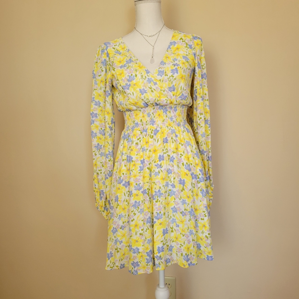 Gianni Bini Fit & Flare Floral Print Dress
